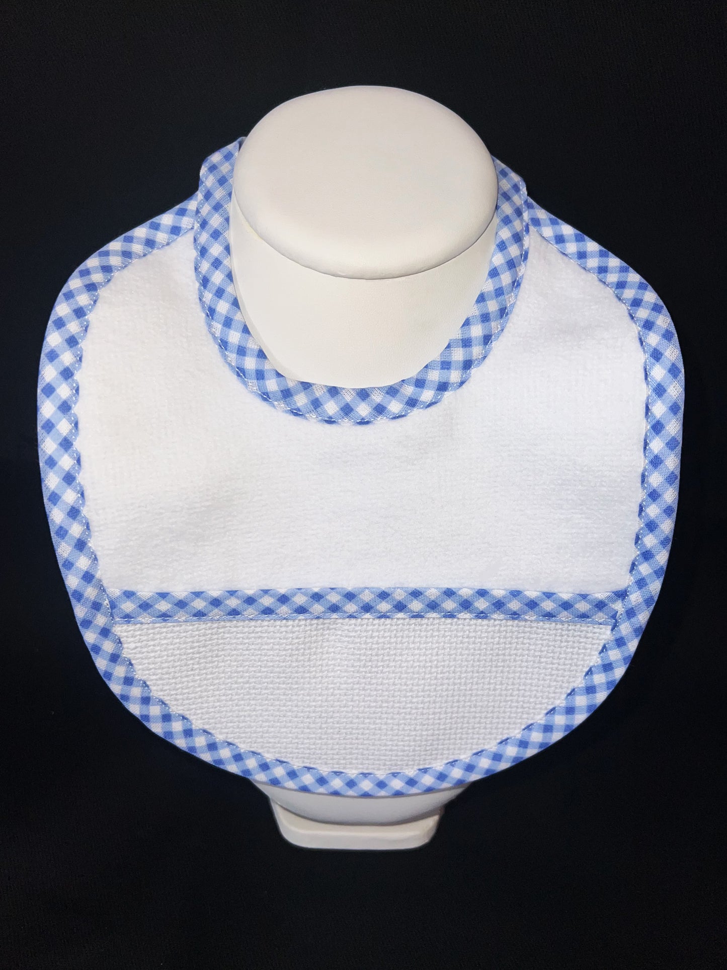 Mini bavoir personnalisé – Tissu vichy