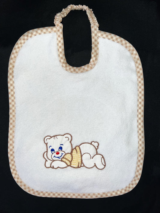 Grand bavoir personnalisé - Ours